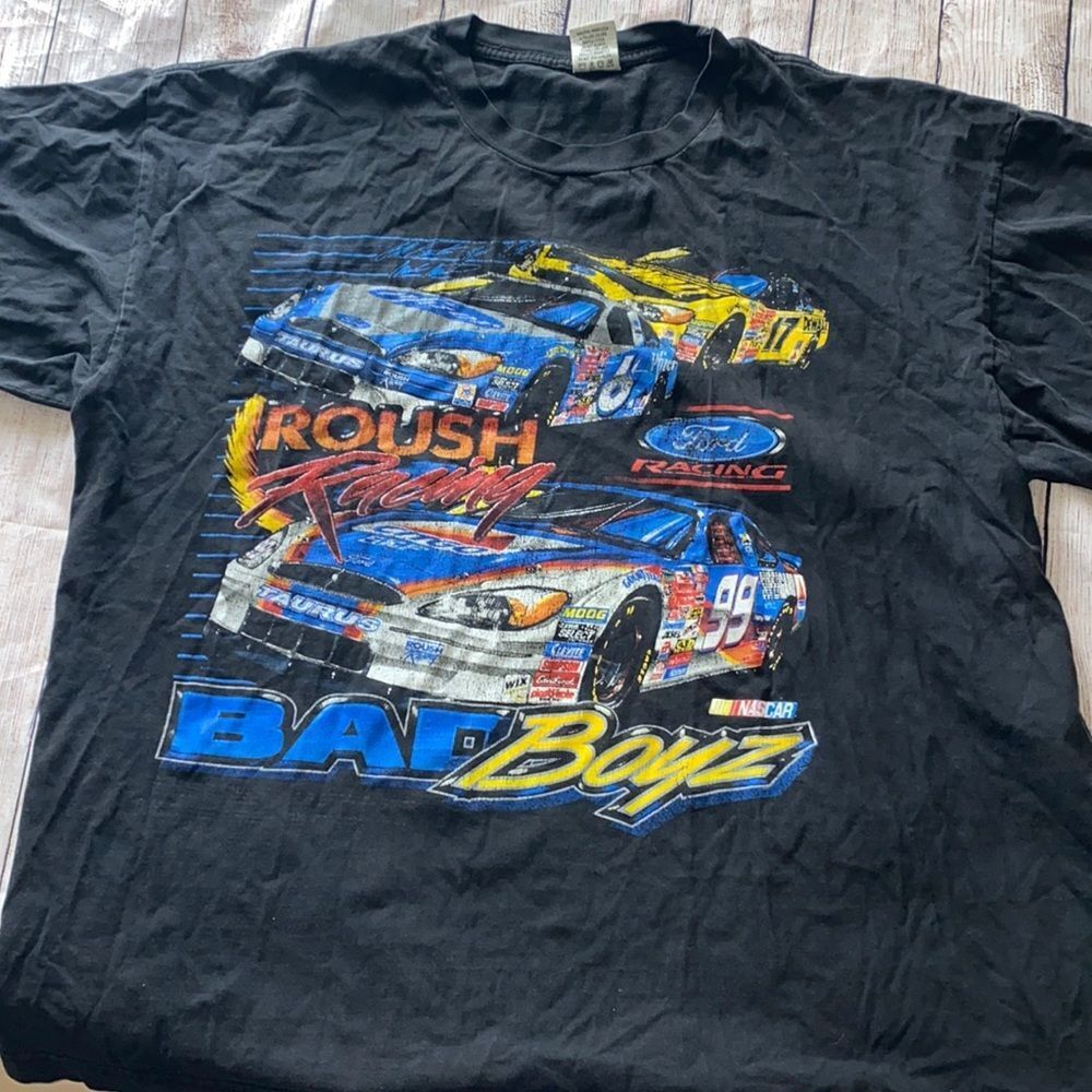 Roush Racing Bad Boyz  Jeff Burton Mark Martin Cygnus Mens